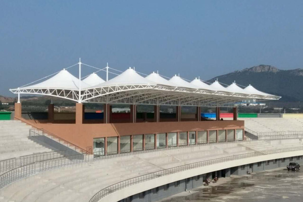 渤海（文理）大學(xué)主席臺看臺膜結構